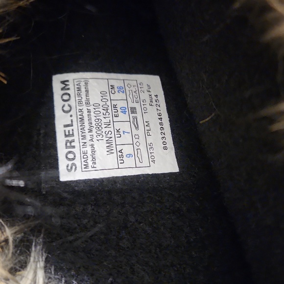 Women's Sz9 Sorel Waterproof Boots - Picture 7 of 9